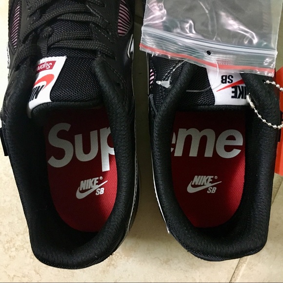 New Men’s Nike Supreme Gato QS SB US 9.5 Black - Picture 5 of 7